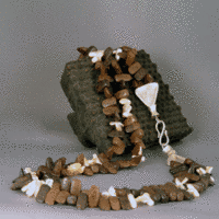 Holz-Perlen Collier